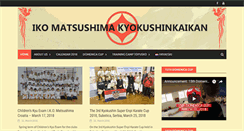 Desktop Screenshot of karate-kyokushinkai.hr